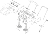 KÄRCHER Ersatzteile Kehrmaschine S 650 Plus 1.766-305.0 Einzelteile