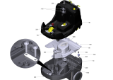 KÄRCHER Professional Ersatzteile Bodenreiniger BR 45/22 C Bp Pack EU + MF 1.783-466.0 Chassis kpl.