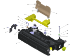 KÄRCHER Professional Ersatzteile Bodenreiniger BR 45/22 C Bp Pack EU + MF 1.783-466.0 Buerstengehaeuse kpl.