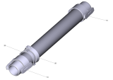 KÄRCHER Professional Ersatzteile Bodenreiniger TURNADO 45 1.783-464.0 Saugschlauch kpl. PU