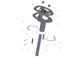 KÄRCHER Professional Ersatzteile Bodenreiniger BD 50/70 R BP PAD DRVR AGM 9.841-437.0 Lenkung oben kpl.