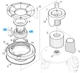 KÄRCHER Professional Ersatzteile Sauger NT 48/1 Prof 9.398-660.0 Saugturbine