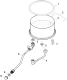 KÄRCHER Professional Ersatzteile Hochdruckreiniger Heisswasser HDS 1000 De 1.811-943.0 Brennerboden