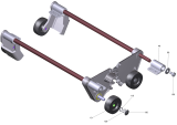 KÄRCHER Professional Ersatzteile Bodenreiniger BR 40/10 C Adv Boels 1.783-336.0 Fahrwerk kpl.