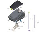 KÄRCHER Professional Ersatzteile Bodenreiniger B 80 W Bp 9.398-131.0 Schmutzwassertank kpl. B80