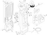 KÄRCHER Professional Ersatzteile Sauger CV 30/1 9.398-644.0 Geraet Teil oberer