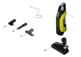 KÄRCHER Ersatzteile Trockensauger VC 5 Cordless Premium Parquet (white)*EU 1.349-410.0 VC 5 Cordless Premium Parquet (white)*EU