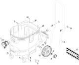 KÄRCHER Professional Ersatzteile Sauger NOVIPro NT-Sauger M 40 l 1.184-876.0 Behaelter Einzelteile