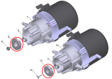 KÄRCHER Professional Ersatzteile Hochdruckreiniger Kaltwasser HD 6/15 MX Plus EU 1.150-931.0 Set Motor kpl. HD 6/15 M *EU