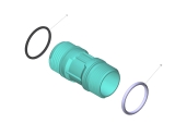KÄRCHER Ersatzteile Pumpe Zubehoer 0.226-910.0 Anschlussadapter fuer Pumpen (ax/rad) G1
