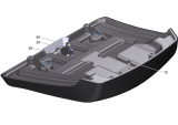 KÄRCHER Professional Ersatzteile Bodenreiniger BD 50/70 R BP PAD DRVR AGM 9.841-437.0 Sitz kpl. B70R