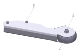 KÄRCHER Professional Ersatzteile Bodenreiniger B 200 R Bc Dose+D110 1.246-206.0 Abweiser links