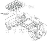 KÄRCHER Professional Ersatzteile Bodenreiniger CHARIOT iGLOSS 20 1.002-031.0 PEDAL PLATFORM MOUNTING