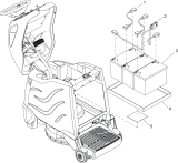 KÄRCHER Professional Ersatzteile Bodenreiniger CHARIOT iGLOSS 20 LB 1.002-034.0 WIRING - BATTERY