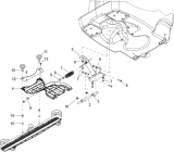 KÄRCHER Professional Ersatzteile Sauger WET VAC, 18 GAL, 24 SQUEEGEE 1.013-022.0 SQUEEGEE MOUNTING