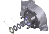 KÄRCHER Professional Ersatzteile Sauger CV 48/2 Tornado 1.057-326.0 Abdeckung kpl. Riemen