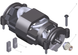 KÄRCHER Professional Ersatzteile Sauger CV 48/2 Tornado 1.057-326.0 Motor kpl. 120V