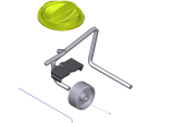 KÄRCHER Professional Ersatzteile Sauger CV 48/2 Adv EU 1.057-321.0 Verstellrad kpl.