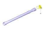 KÄRCHER Professional Ersatzteile Bodenreiniger BD 70/75 W Classic Bp Pack 115Ah 1.127-027.0 Ablassschlauch kpl. PU