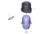 KÄRCHER Ersatzteile Hochdruckreiniger K 3.500 Garden *EU 1.180-106.0-A Motor H80 GB Mod. (90857220)