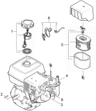 KÄRCHER Professional Ersatzteile Hochdruckreiniger Kaltwasser HD 8/20 G EU 1.187-904.0 Benzinmotor 9 PS