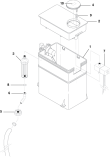 KÄRCHER Professional Ersatzteile Hochdruckreiniger Heisswasser HDS 5.0/32 Pe Cage 1.575-616.0 FLOAT TANK