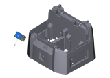KÄRCHER Professional Ersatzteile Hochdruckreiniger Kaltwasser HD 4/11 C Bp Pack EU 1.520-925.0 Aufnahme Batterie nur fuer Ersatz