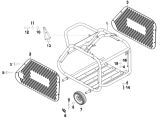 KÄRCHER Professional Ersatzteile Hochdruckreiniger Heisswasser HDS 7/16-E CAGE 380V - 60HZ 9.398-553.0 Fahrgestell