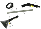 KÄRCHER Professional Ersatzteile Spruehextraktion Puzzi 100 +HAND EU 1.100-125.0 Düse kpl. Puzzi 200