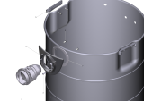 KÄRCHER Professional Ersatzteile Sauger NT 75/2 Tact² Me Tc EU 1.667-233.0 Behaelter Metall Ersatz