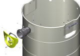 KÄRCHER Professional Ersatzteile Sauger NT 75/2 Tact² Me EU 1.667-288.0 Behaelter Metall Ersatz 75l