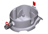 KÄRCHER Professional Ersatzteile Sauger TSS 12 COMPACT EU 1.355-154.0 Behaelter kpl. Würth