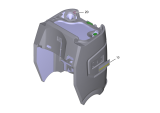 KÄRCHER Professional Ersatzteile Bodenreiniger B 110 R Bp+D75 1.161-405.0 Schmutzwassertank