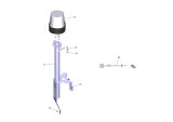 KÄRCHER Professional Ersatzteile Bodenreiniger B 110 R Bc+D75 1.161-404.0 Set Rundumkennleuchte B110R