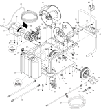 KÄRCHER Professional Ersatzteile Hochdruckreiniger Kaltwasser HD 2.0/1000 Dual Mister Cart 1.106-161.0 Exploded View
