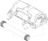KÄRCHER Professional Ersatzteile Bodenreiniger Chariot CS26 Entire Family BOM 0.223-239.0 Scrub Brush/Pads Driver - Cylindrical