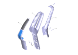 KÄRCHER Professional Ersatzteile Bodenreiniger BR 30/1 C Bp 1.783-054.0 Griff kpl.
