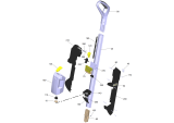 KÄRCHER Professional Ersatzteile Bodenreiniger BR 30/1 C Bp Pack 18/30 EU 1.783-050.0 Stiel
