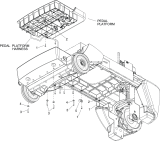 KÄRCHER Professional Ersatzteile Bodenreiniger PROD ASSEMBLY MACHINES 1.008-099.0 PEDAL PLATFORM MOUNTING