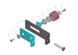 KÄRCHER Professional Ersatzteile Kehrmaschinen KM 100/120 R G  Riemenspanner kpl.