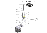 KÄRCHER Professional Ersatzteile Kehrmaschinen KM 90/60 R Bp Pack Lenkung komplett Batterie KM 90/60 R 1.047-312.0