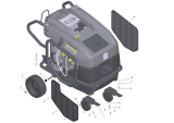 KÄRCHER Professional Ersatzteile Hochdruckreiniger Heisswasser HDS  2.2/12 Ed 1.109-151.0 Zarge STD