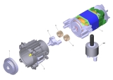 KÄRCHER Ersatzteile Hochdruckreiniger K 4 Universal Classic *EU 1.602-720.0-A Getriebe mit Motor K3.150 EU (New) 0,95kW