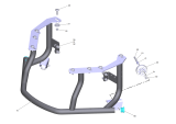KÄRCHER Professional Ersatzteile Bodenreiniger B 200 R 1.246-230.2 Rammschutz SB kpl.