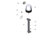 KÄRCHER Professional Ersatzteile Kehrmaschinen KM 100/120 R Bp Pack ABS Rundumkennleuchte LED 1.280-172.0