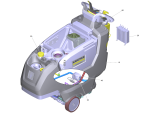 KÄRCHER Professional Ersatzteile Bodenreiniger B 50 W Bp+D51+Fleet+Dose+Rinse+Autofill 1.533-227.0 B 50 W (better) Bp