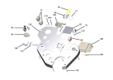 KÄRCHER Professional Ersatzteile Bodenreiniger B 110 R Classic Bp Pack +D75 1.161-433.0 Bedienfeld kpl.