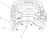 KÄRCHER Professional Ersatzteile Sauger KIRA CV 60/1 RS OBC INTL 1.012-102.0 BUMPER FRONT AUTONOMOUS