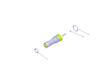 KÄRCHER Professional Ersatzteile Hochdruckreiniger Kaltwasser HD 4/10 X Plus Classic EU 1.520-998.0 Ueberstroemer kpl. D6,0 PUR