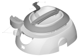 KÄRCHER Professional Ersatzteile Sauger VERMOP JETVAC SD 12 1.355-156.0 Haube kpl.